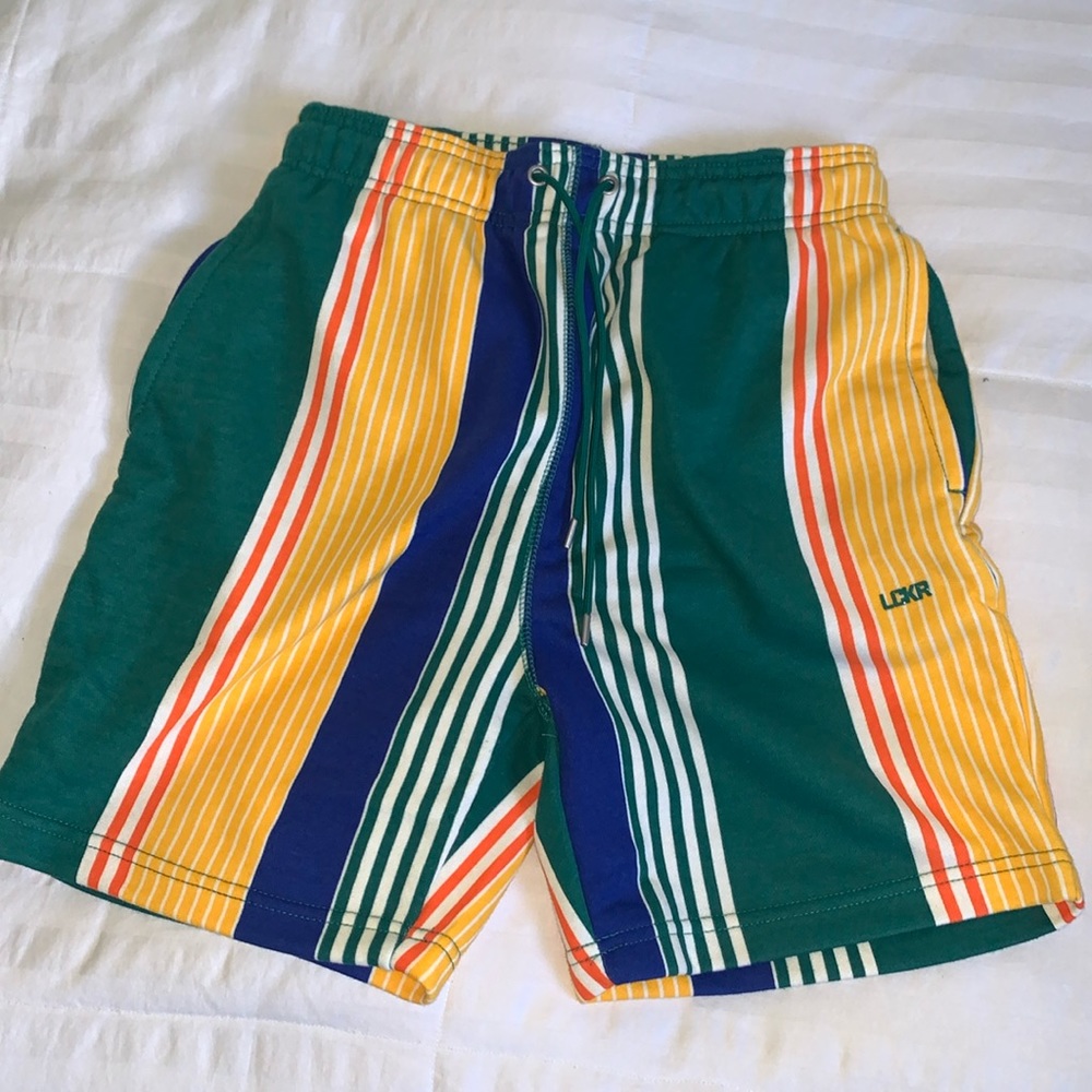 LCKR stripped shorts